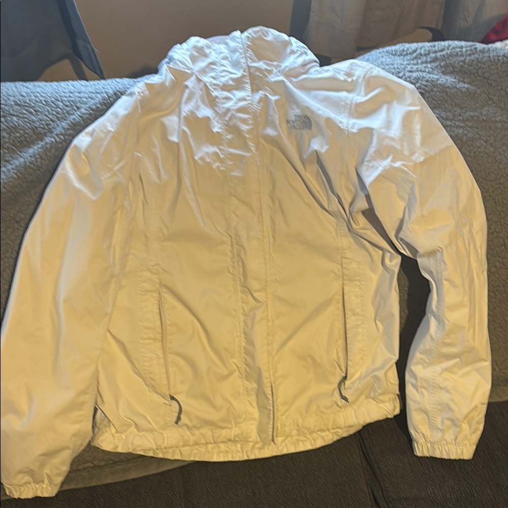 The North Face White Hooded Jacket